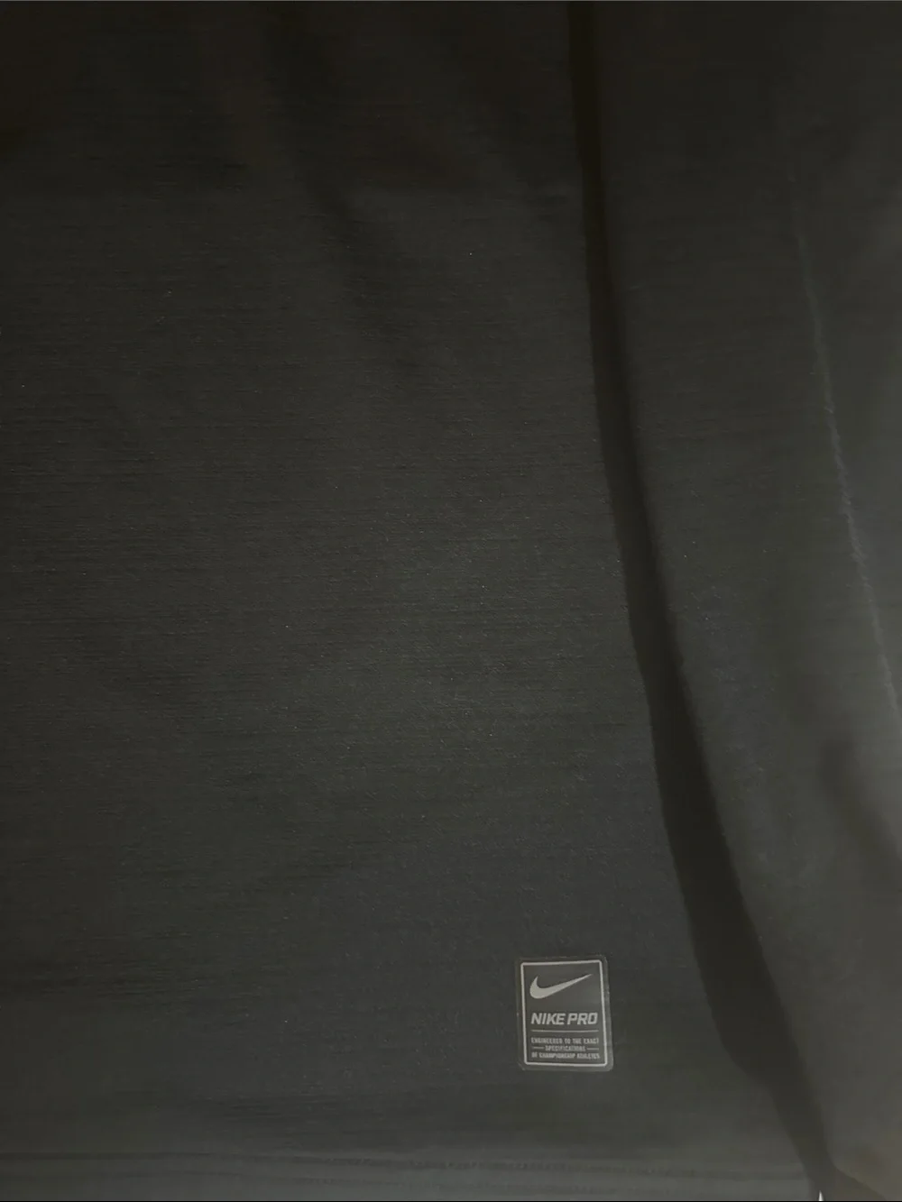 Nike Black Quarter-Zip Training Top with White Swoosh